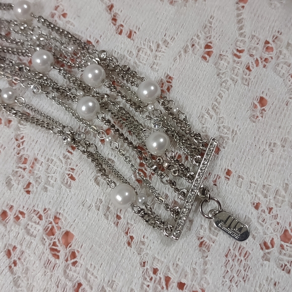 JLO Silver Multi Strand Bracelet - Picture 2 of 7
